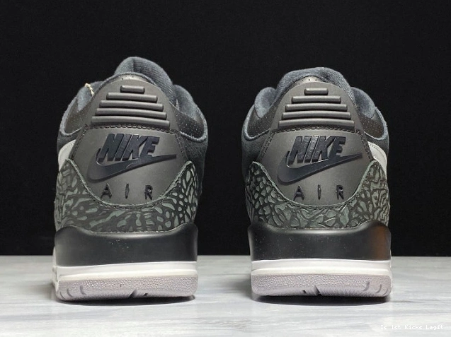 Grey Jordan Black Tinker Air 3 Cement CK4348-007 0806